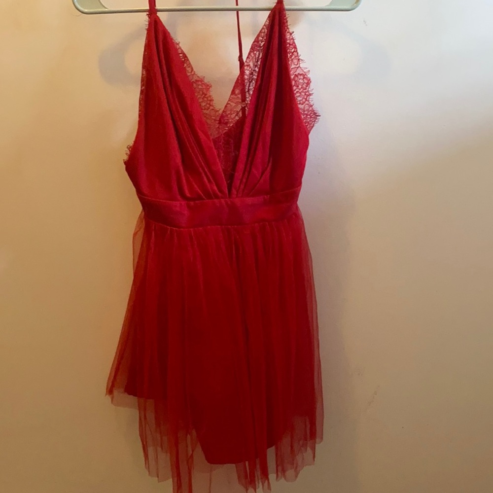 Red dress